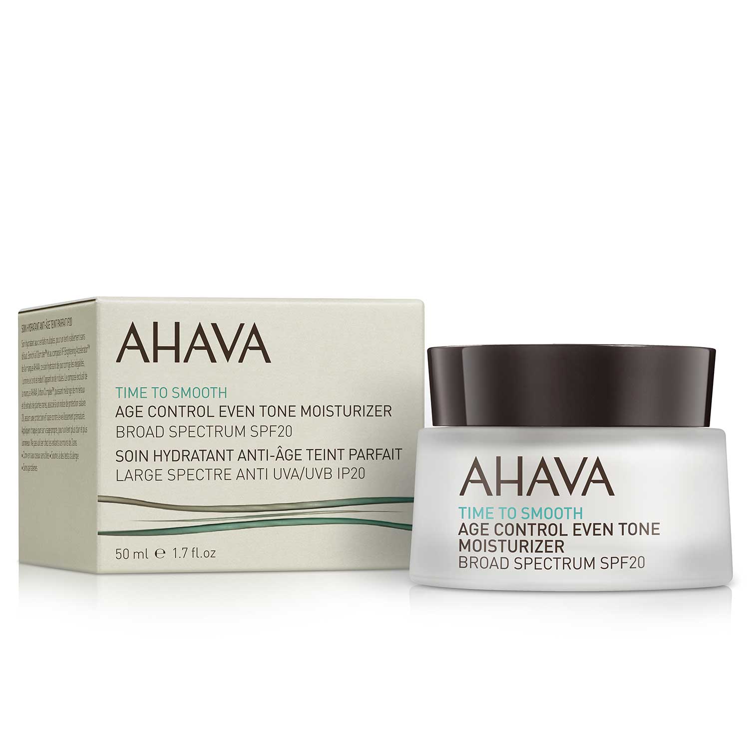 Time To Smooth Age Control Event Tone Moisturizer Spf20 Ahava 50Ml