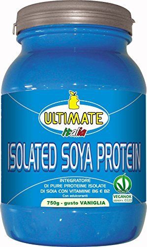 Ultimate Isolated Soya Protein Integratore Alimentare Gusto Vaniglia 750G