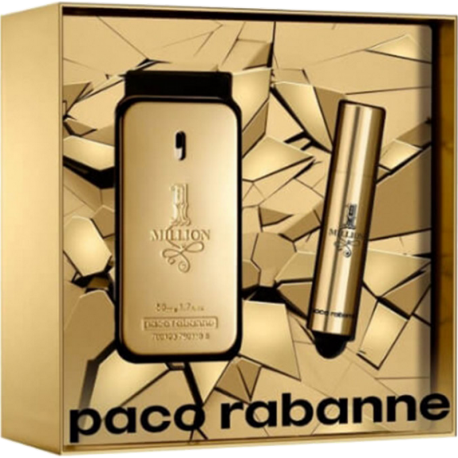 Paco Rabanne One Million Eau De Toilette 50Ml + Travel Spray 10Ml
