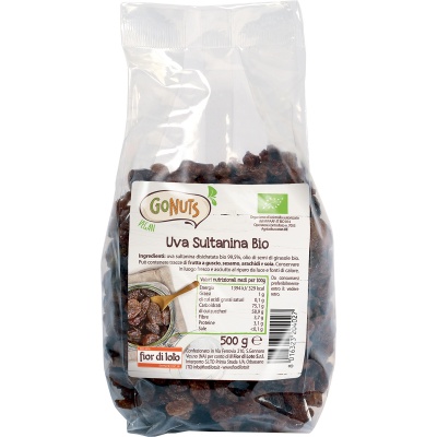 Go Nuts Uvetta Sultanina Biologico 200Gr
