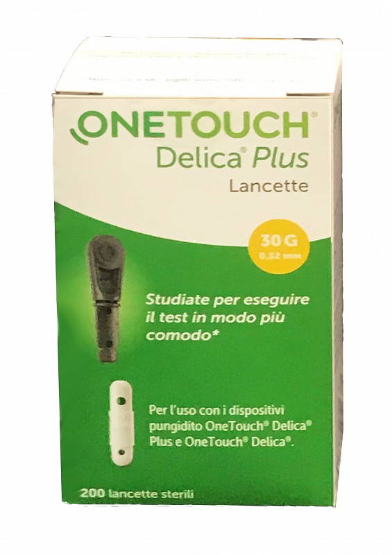 Lancette Delica(R) Plus Onetouch(R) 200 Pezzi