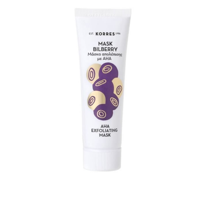 Korres Aha Exfoliating Mask Bilberry 18Ml