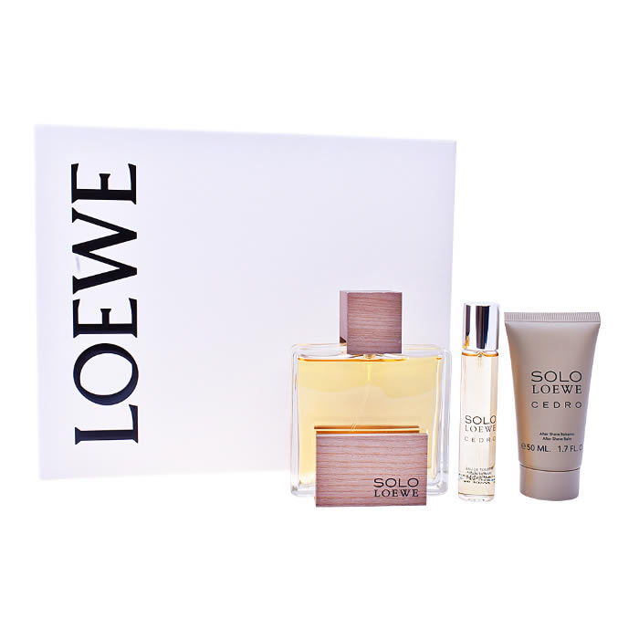 Solo Loewe Cedro Eau De Toilette Spray 100Ml Set 3 Parti