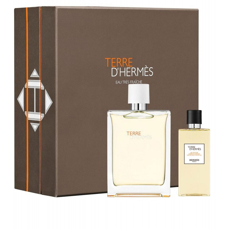 Kit Terre D&#39;Hermes Eau Très Fraîche Eau De Toilette 125Ml +Terre D&#39;Hermes Doccia Gel 80Ml