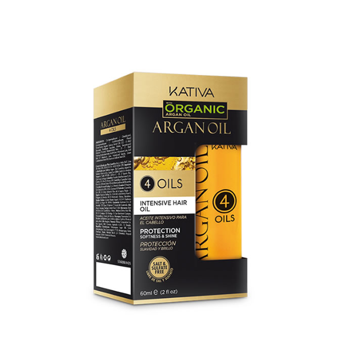 Kativa Argan Oil 4 Oils Intense Hair Oil 60Ml