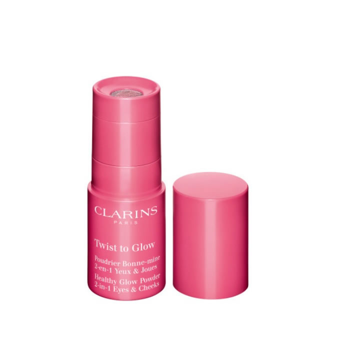 Clarins Twist To Glow Powder 2In1 Eyes & Cheeks 01 Coral Happy