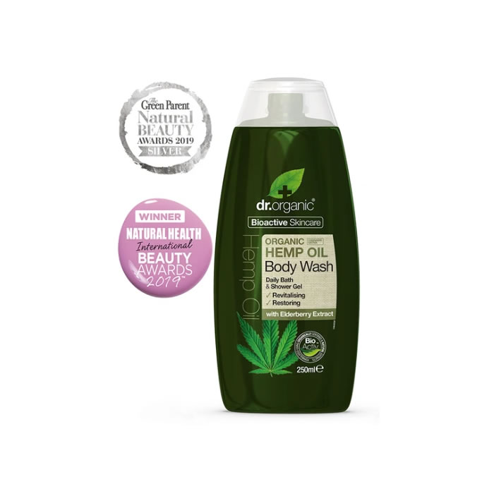 Dr. Organic Hemp Oil Body Wash 250Ml