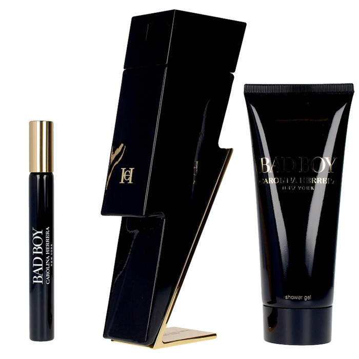 Carolina Herrera Bad Boy Eau De Toilette Spray 100Ml Set 3 Pieces 2020
