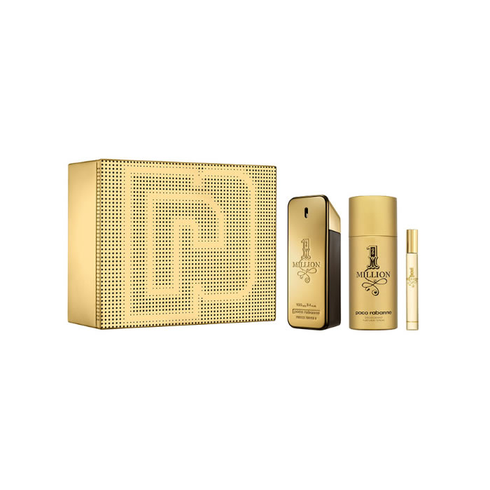 Paco Rabanne 1 Million Eau De Toilette Spray 100Ml Set 3 Parti 2020