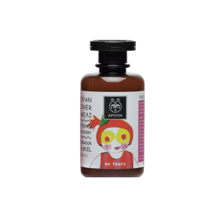 Apivita Kids Shampoo And Conditioner With Honey And Pomegranate 250Ml