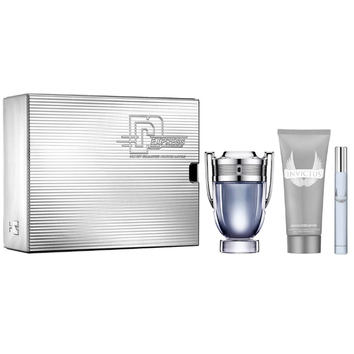 Paco Rabanne Invictus Eau De Toilette Spray 100Ml Set 3 Parti 2019