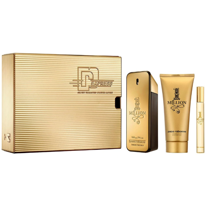 Paco Rabanne One Million Eau De Toilette Spray 100Ml Set 3 Parti 2019