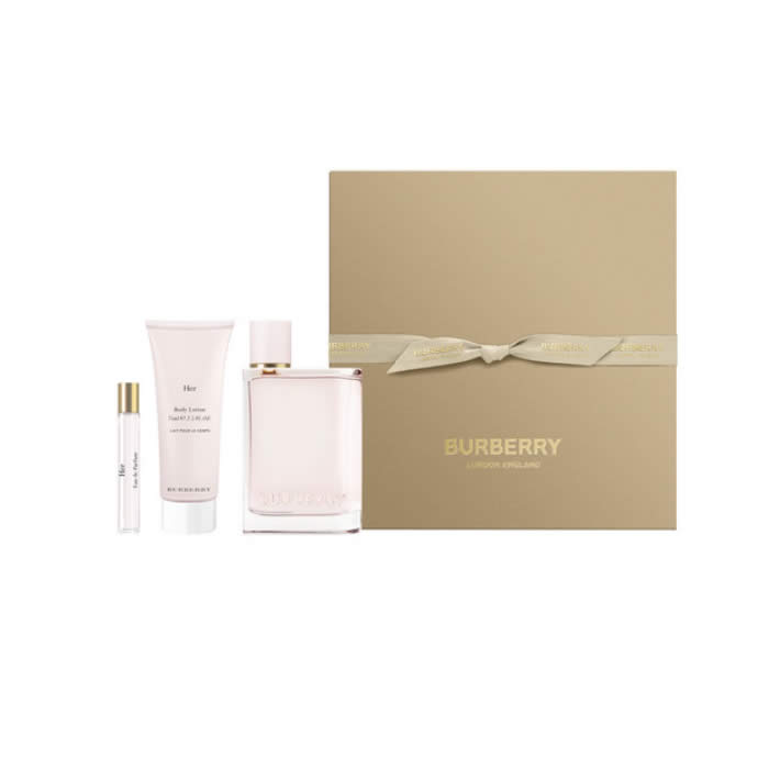 Burberry Her Eau De Parfum Spray 100Ml Set 3 Parti 2019