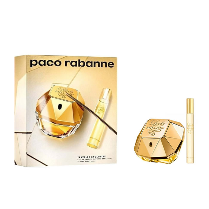 Paco Rabanne Lady Million Eau De Parfum Spray 80Ml Set 2 Parti 2019