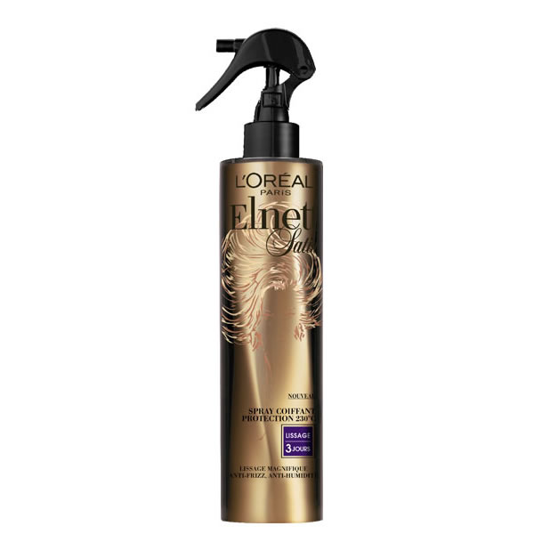 Loreal Elnett Satin Spray Protezione Calore Lisci 170Ml