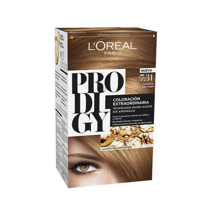 Loreal Permanent Hair Color Prodigy 7.31 Sahara