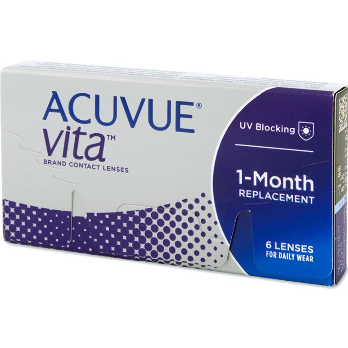 Acuvue Vita Contact Lenses 1 Mounth Replacement -2.50 Bc/8.4 6 Unità