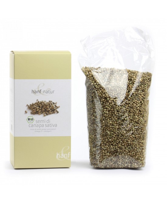 Hanf Natur Canapa Sativa Semi Bio 500G