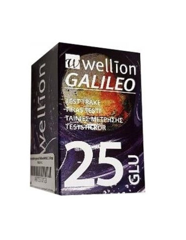 Galileo Glucose Test Strips Wellion 25 Strisce
