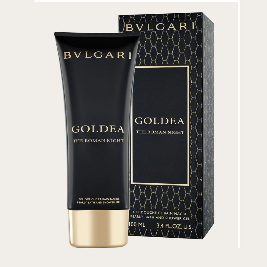 Bulgari Goldea The Roman Night Pearly Bath And Shower Gel 100 Ml