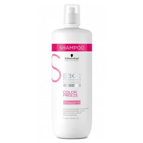 Schwarzkopf Professional Bc Color Freeze Rich Shampoo 1000Ml