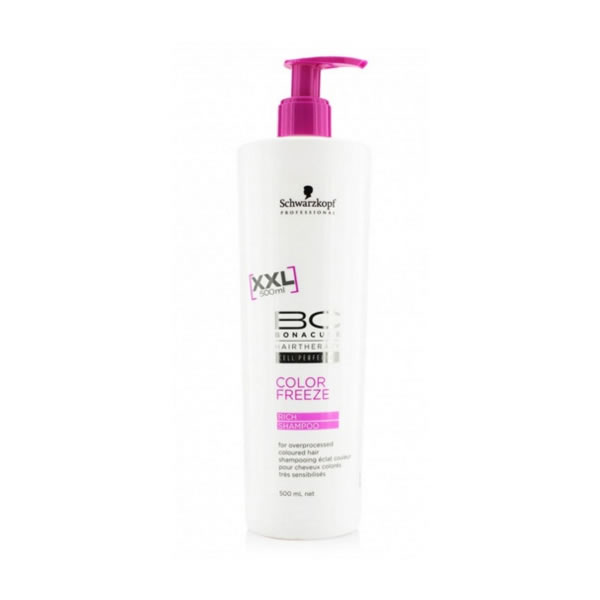 Schwarzkopf Bc Color Freeze Rich Shampoo 500Ml