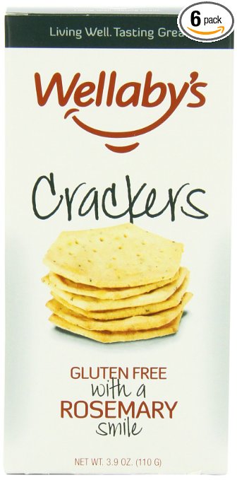 Wellaby&#39;S Crackers Rosmarino Senza Glutine 110G