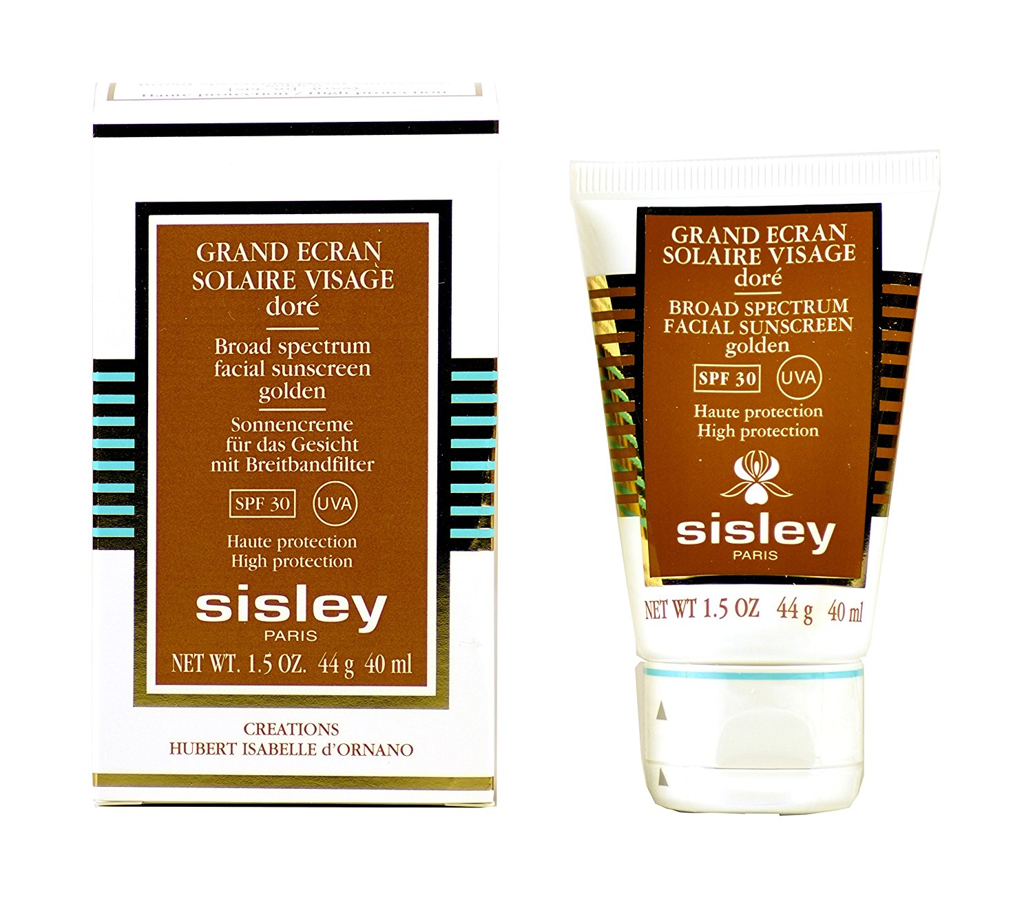 Sisley Grand Ecran Dore&#39; Crema Solare Viso Spf 30 40Ml