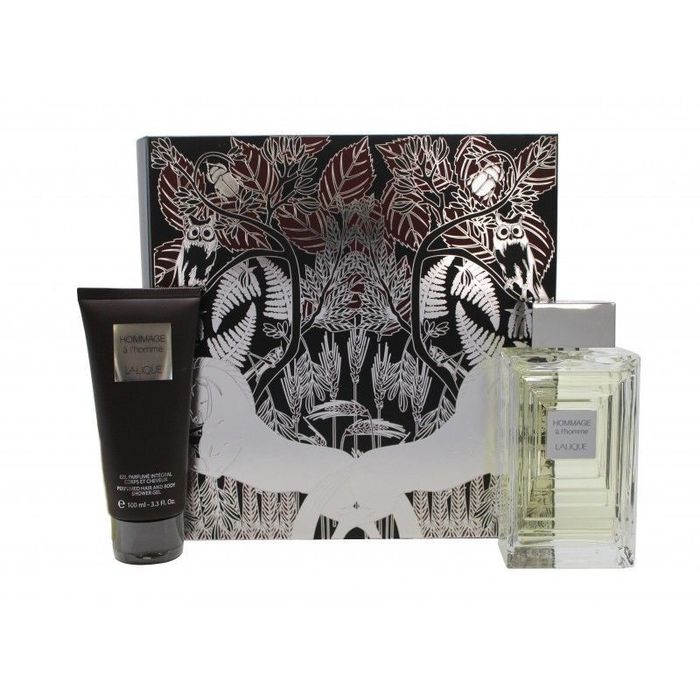 Lalique Hommage Set Eau De Toilette 100Ml + Bagno Doccia 200Ml