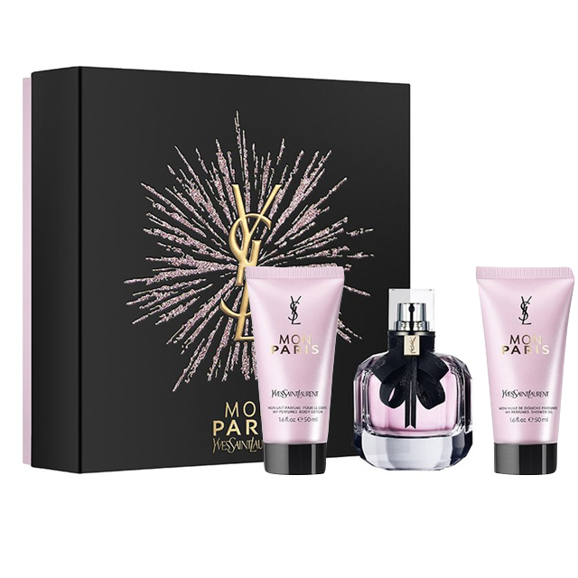 *Ysl Mon Paris Kit Edp50+Lot+Ds50