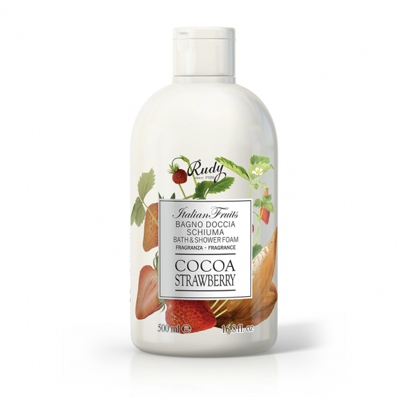Rudy Italian Fruits Bagnodoccia Cocoa Strawberry 500Ml