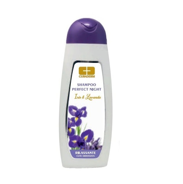 Shampoo Perfect Night Iris E Lavanda Curaderm 300Ml
