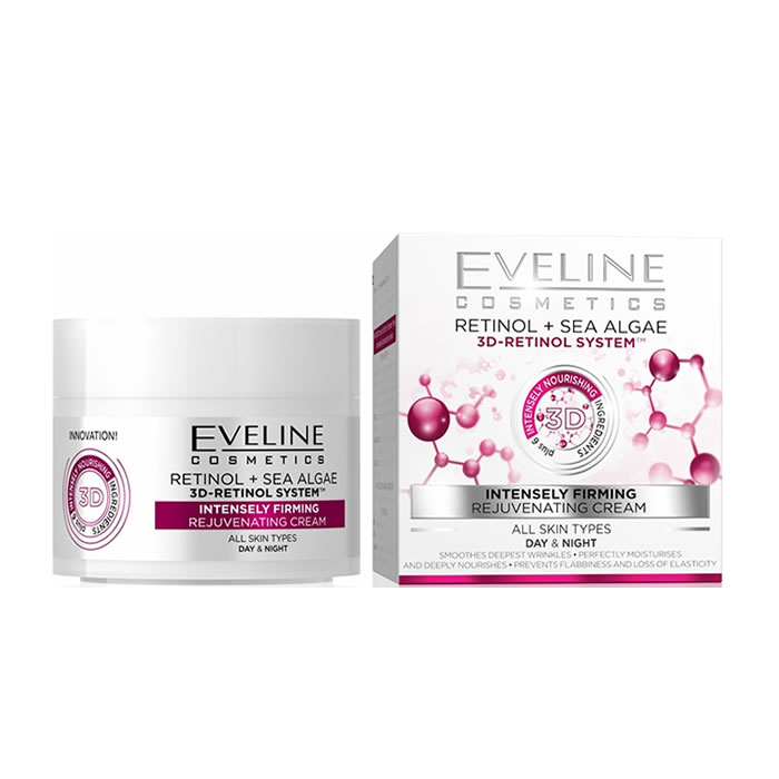 Eveline 3D Retinol System Intensely Firming Day And Night Cream 50Ml