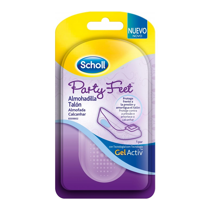 Scholl Party Feet Gelactiv Heel Cushions 1 Pair