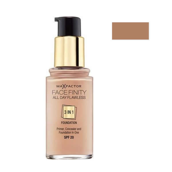 Max Factor Fondotinta Face Finity All Day Flawless 3 In 1 85 Caramel