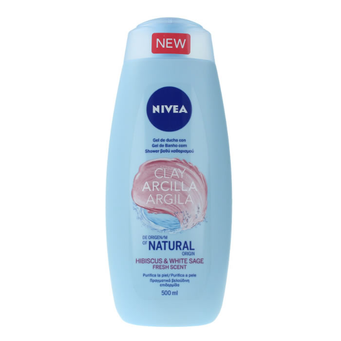 Nivea Arcilla Hibiscus & White Sage Shower Gel 500Ml