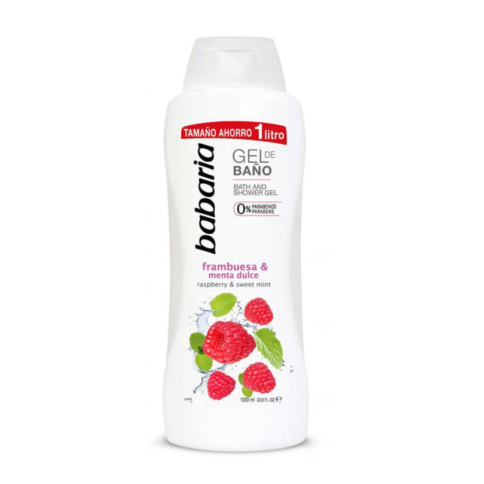 Babaria Raspberry & Sweet Mint Shower Gel 1000Ml