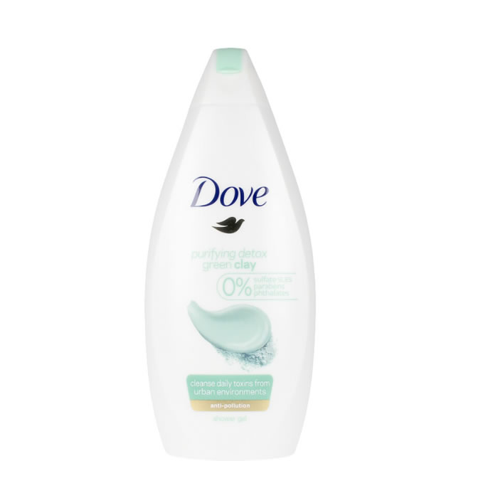Dove Purifying Detox Green Clay Shower Gel 600Ml