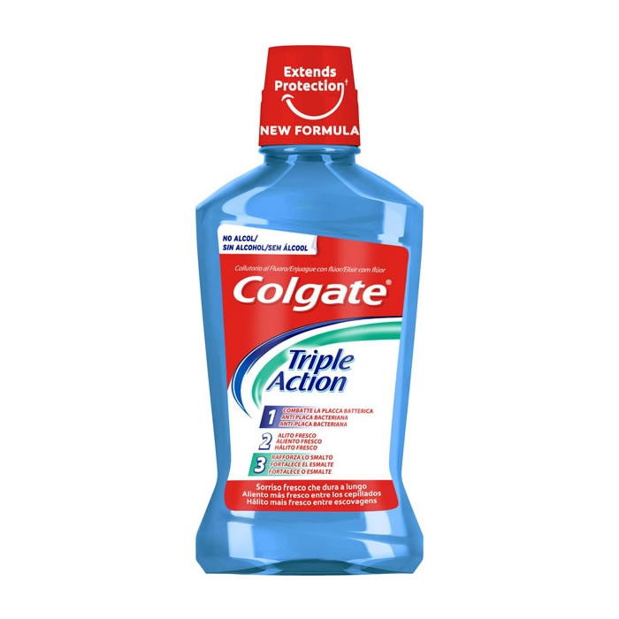 Colgate Triple Action Collutorio 500Ml