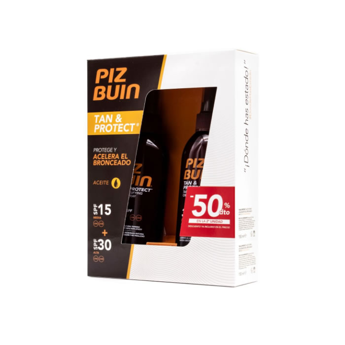 Piz Buin Tan And Protect Duplo Oil Spf15-Spf30