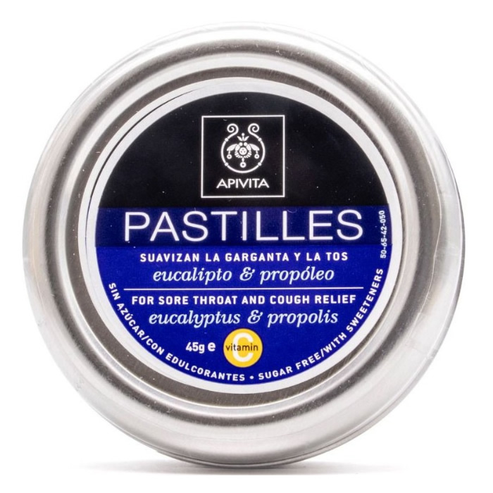 Apivita Pastilles For Store Throat Eucalyptus & Propolis 45G