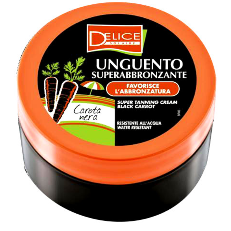 Unguento Super Abbronzante Carota Nera Delice Solaire 150Ml