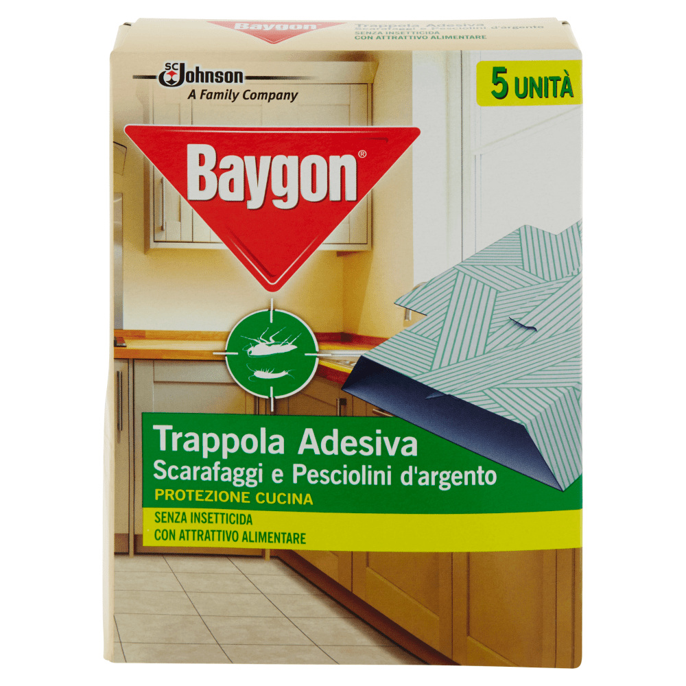 Trappola Adesiva Baygon(R) 5 Pezzi