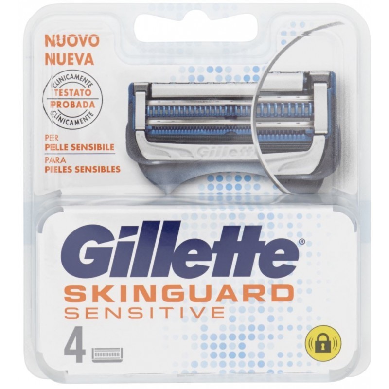 Skinguard Sensitive Gillette 4 Lamette