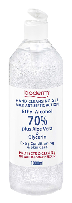 Hand Clean Gel 70% Aloe Vera Boderm 1L