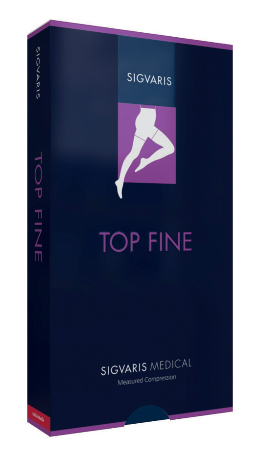 Top Fine 702 Ccl2 Tfq Monocollant Sinistro Corto Crispa Punta Aperta L Plus Sigvaris 