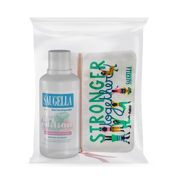 Saugella Art Edition Bundle Dermoliquido 500Ml+Pochette
