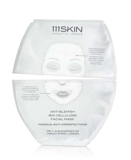 Anti-Blemish Bio Cellulose Facial Mask 111Skin 23Ml