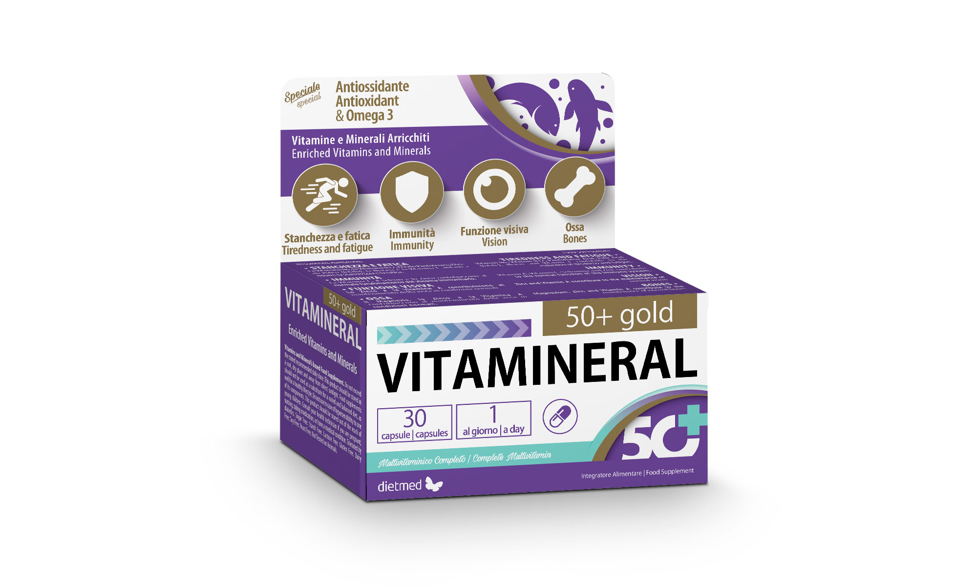 Vitamineral 50+ Gold Dietmed 30 Capsule