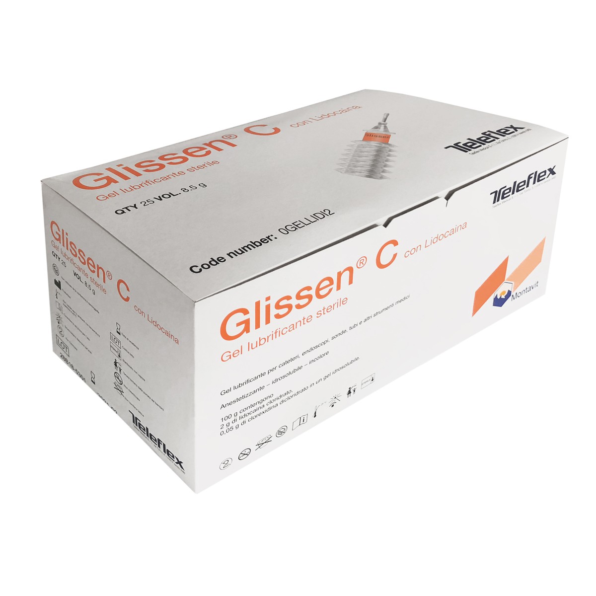 Glissen C Con Lidocaina 12,5G Teleflex 5 Pezzi